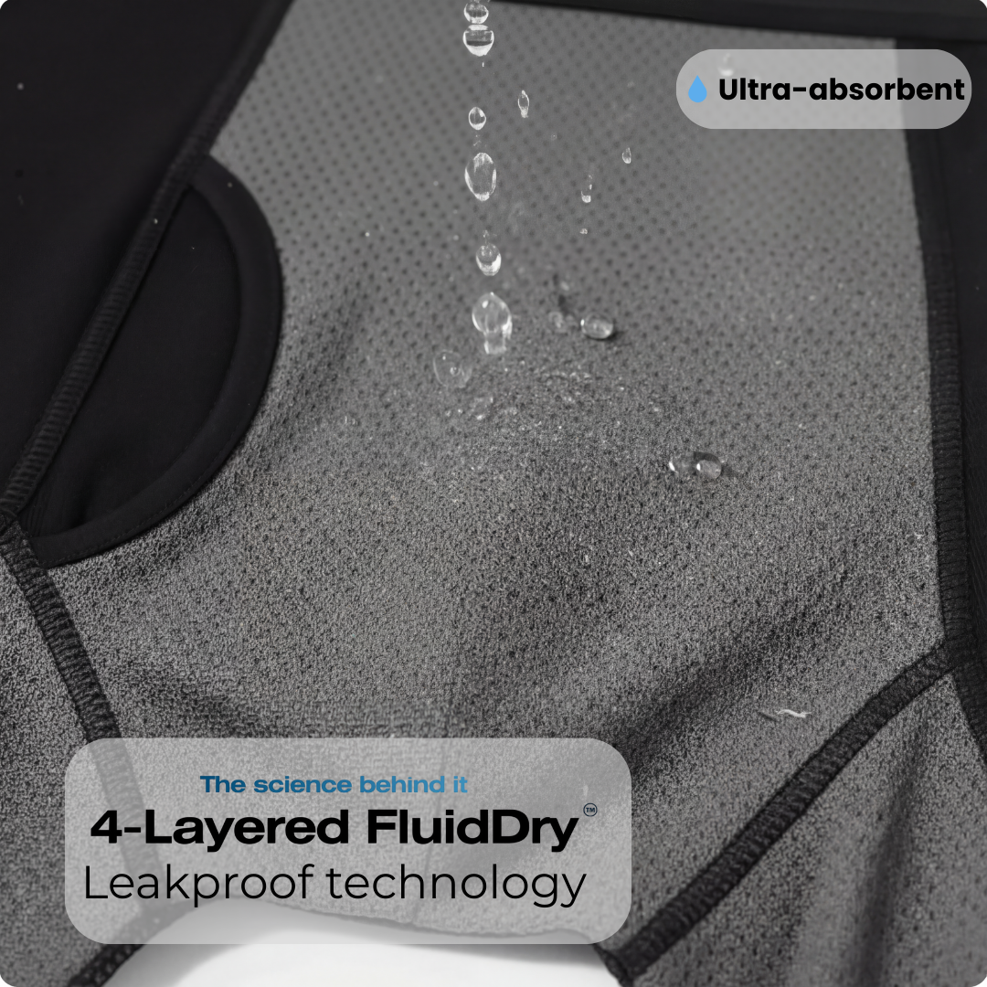 Men's All-Day Protection Boxer Briefs (Grey)